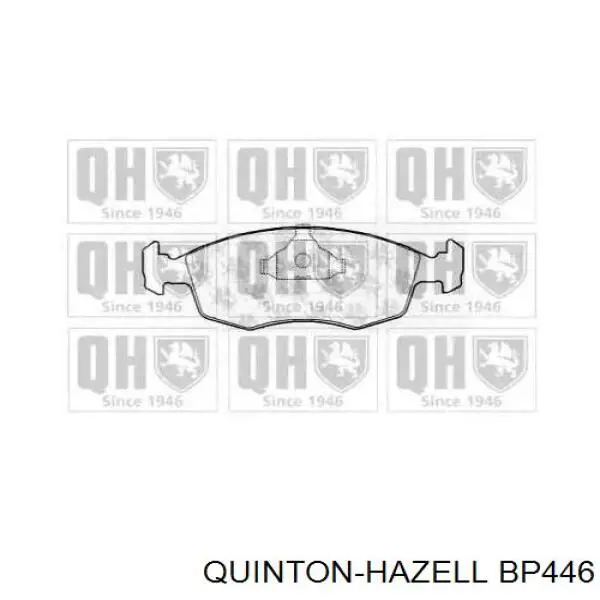 BP446 QUINTON HAZELL передние тормозные колодки