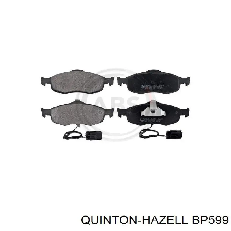BP599 QUINTON HAZELL Колодки передние