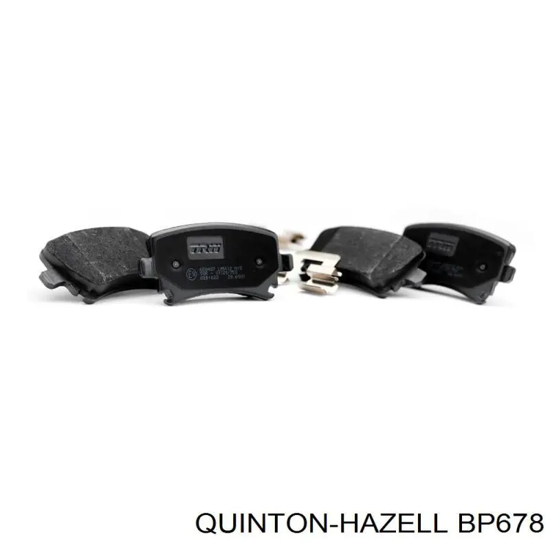 Колодки дисковые  QUINTON HAZELL BP678 цена, от 15.20 USD