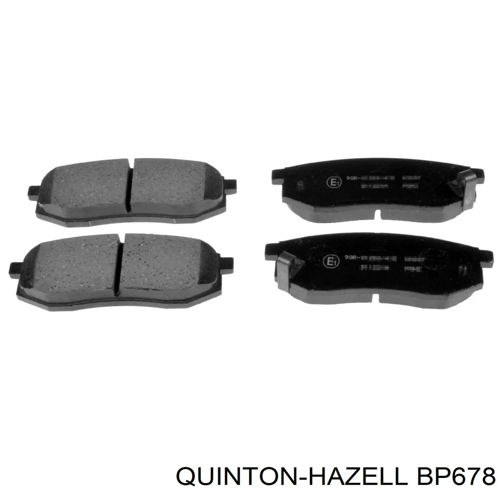 Колодки дисковые  QUINTON HAZELL BP678 цена, от 15.20 USD