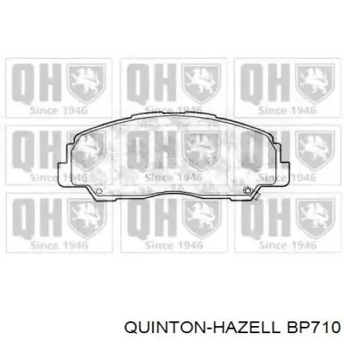 Передние тормозные колодки BP710 QUINTON HAZELL