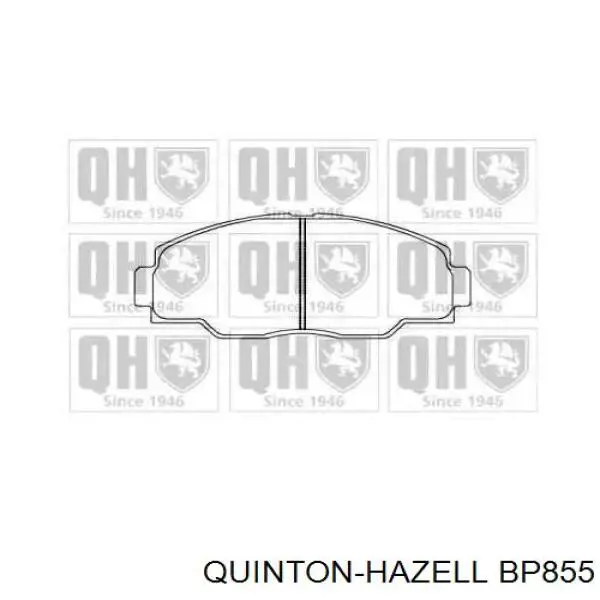 Передние тормозные колодки BP855 QUINTON HAZELL