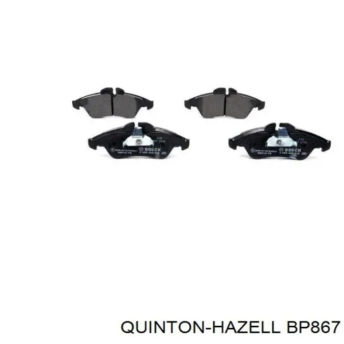 Тормозные колодки QUINTON HAZELL BP867