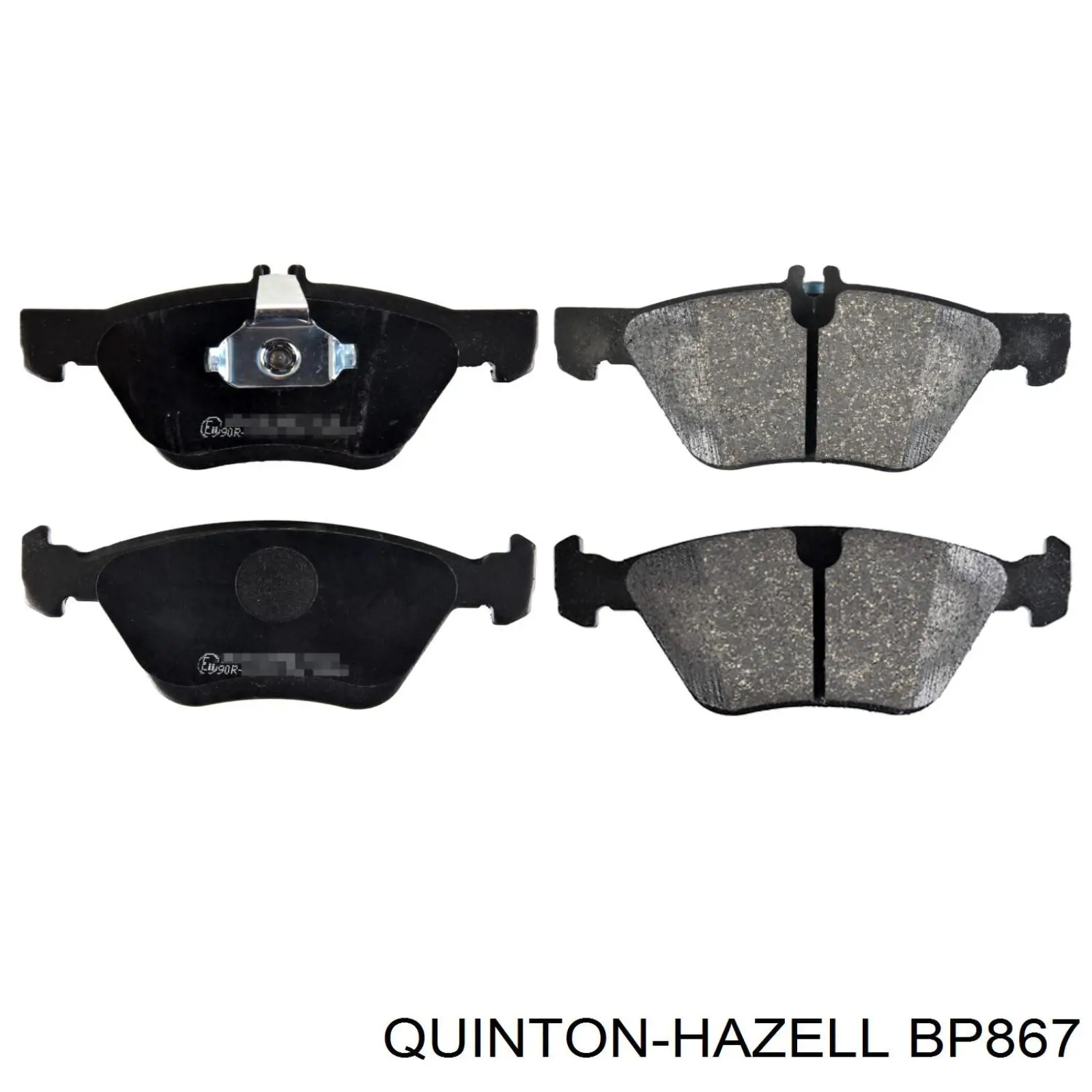Передние тормозные колодки BP867 QUINTON HAZELL