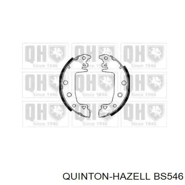 Колодки тормозные задние барабанные QUINTON HAZELL BS546