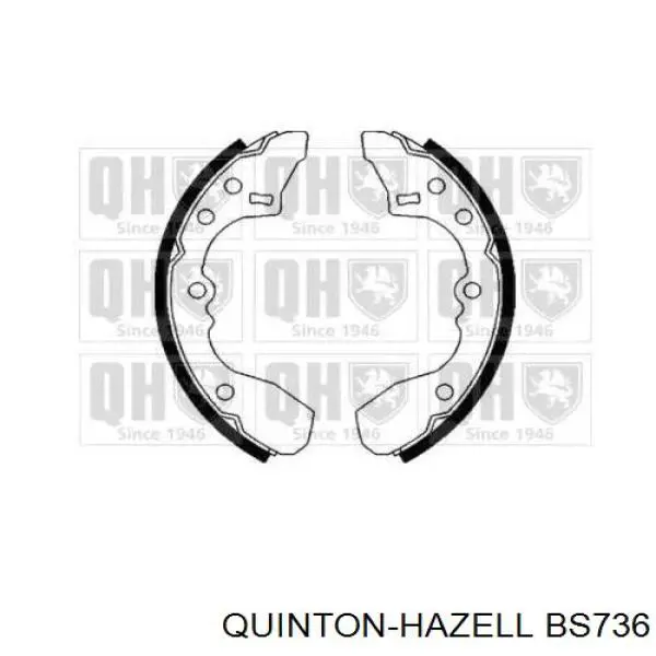 Колодки тормозные задние барабанные QUINTON HAZELL BS736