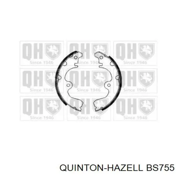 Колодки тормозные задние барабанные QUINTON HAZELL BS755