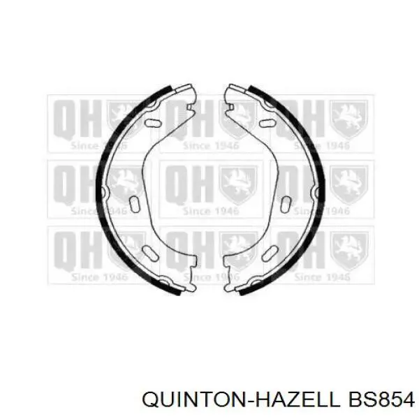 BS854 QUINTON HAZELL колодки ручника (стояночного тормоза)
