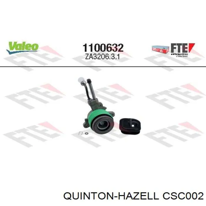 Рабочий цилиндр сцепления в сборе CSC002 QUINTON HAZELL