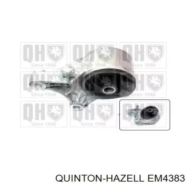 EM4383 QUINTON HAZELL подушка (опора двигателя передняя)