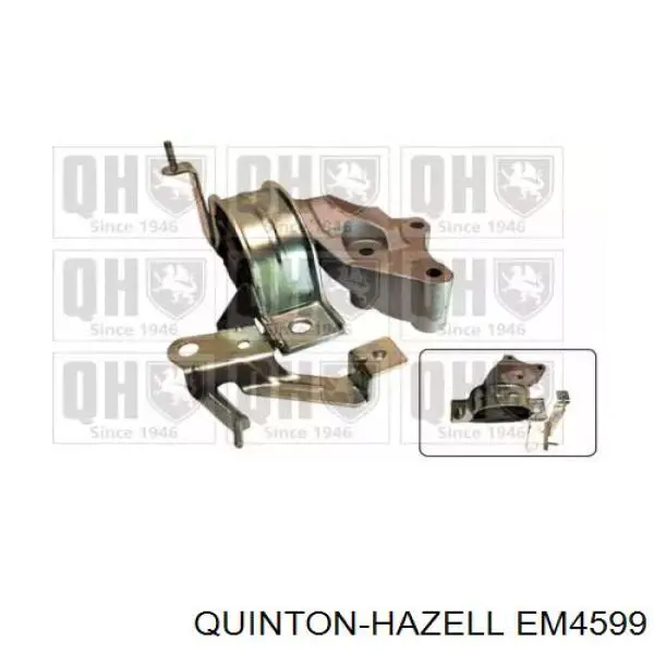 EM4599 QUINTON HAZELL подушка (опора двигателя правая)