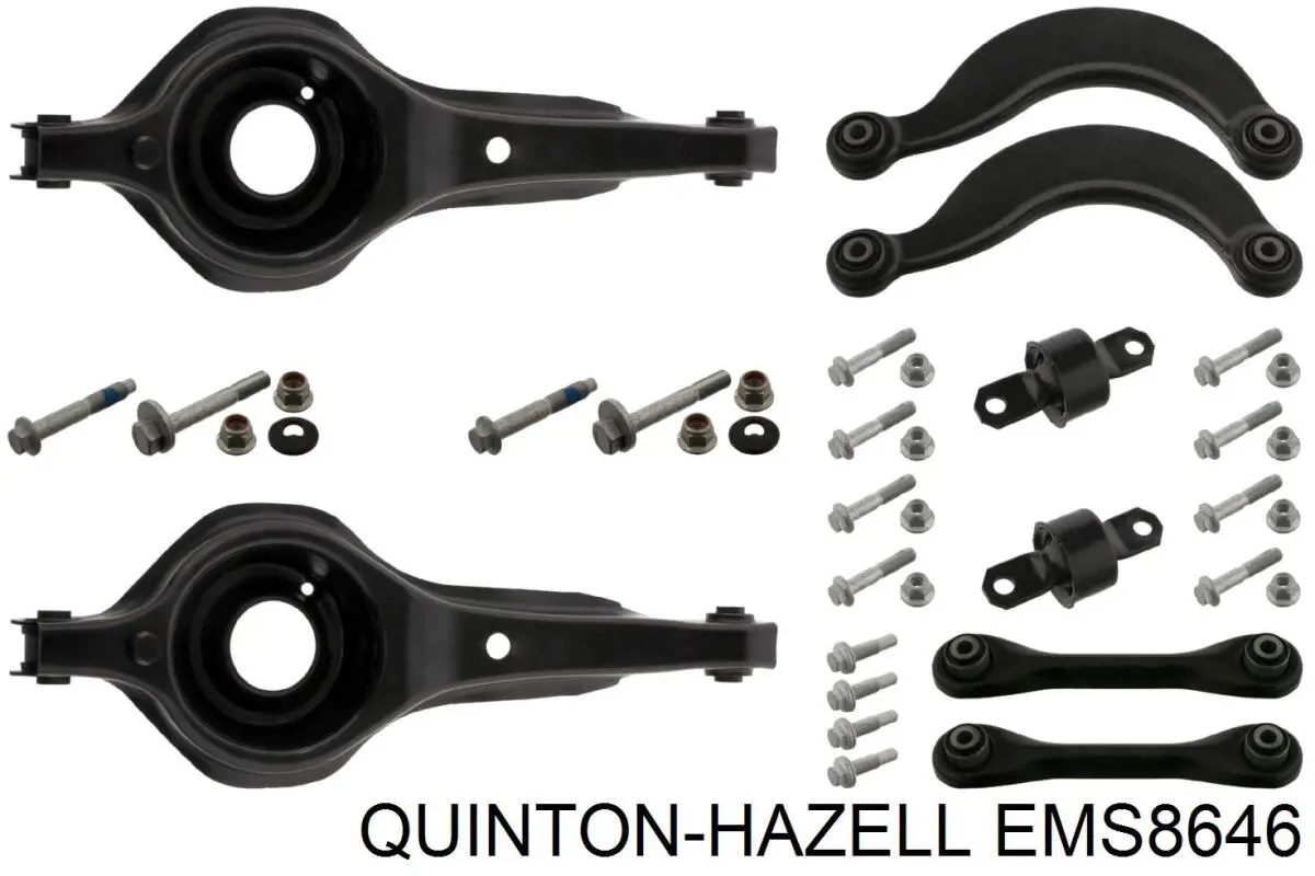 Полиуретановый сайлентблок заднего нижнего рычага QUINTON HAZELL EMS8646 цена, от 5.95 USD