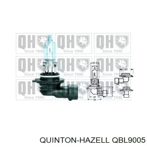 Лампочка галогенная QBL9005 QUINTON HAZELL