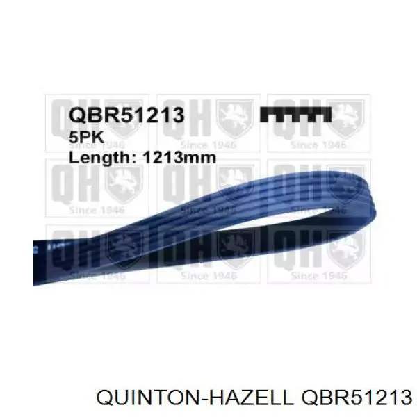 QBR51213 QUINTON HAZELL ремень генератора