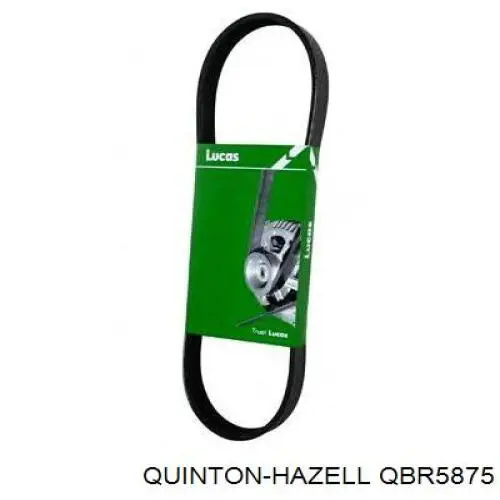 QBR5875 QUINTON HAZELL Поликлиновый ремень
