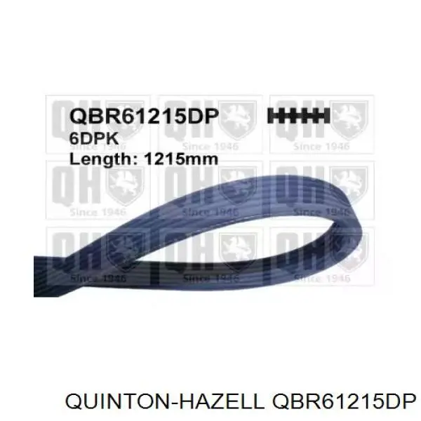 QBR61215DP QUINTON HAZELL ремень генератора