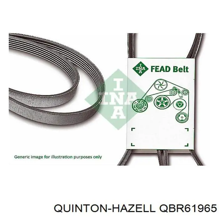 Ремень генератора QBR61965 QUINTON HAZELL