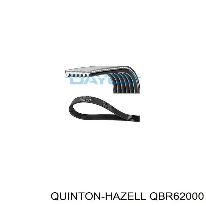 Клиновый ремень QUINTON HAZELL QBR62000 цена, от 12.67 USD