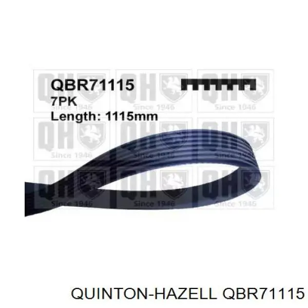 QBR71115 QUINTON HAZELL ремень генератора