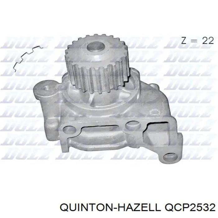 QCP2532 QUINTON HAZELL Насос водяной