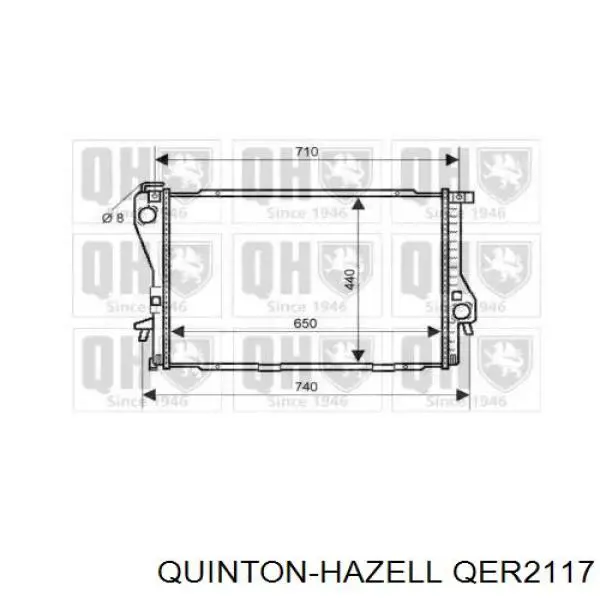 Радиатор CR295000S Knecht-Mahle