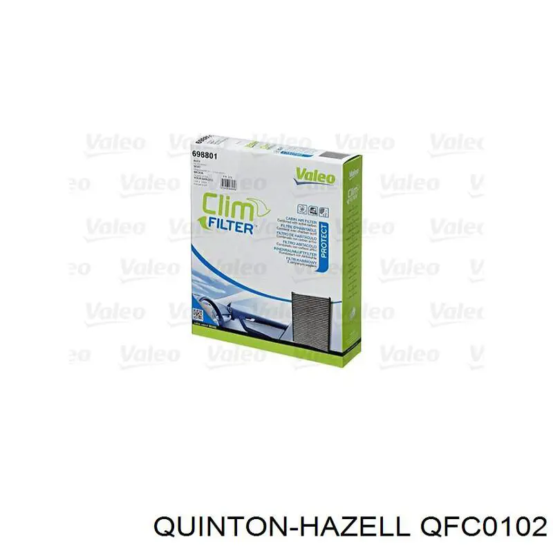 Воздушный фильтр салона QUINTON HAZELL QFC0102