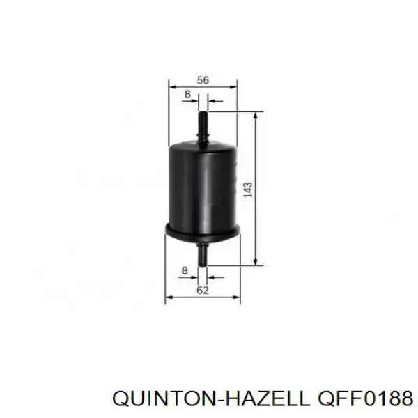 Купить QFF0188 QUINTON HAZELL Фильтр-отстойник топлива грубой очистки
