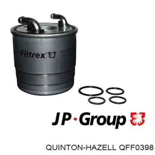 Filtro combustible QFF0398 QUINTON HAZELL