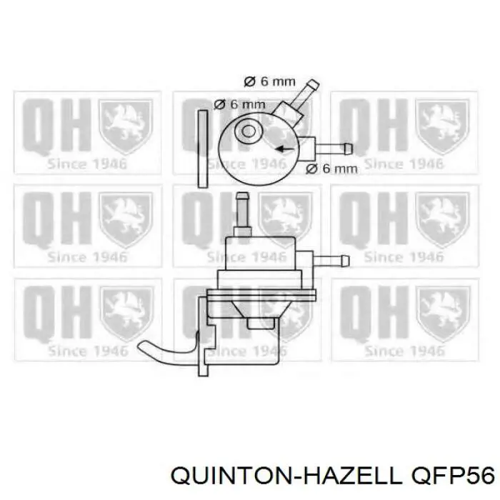 Бензонасос механический QUINTON HAZELL QFP56