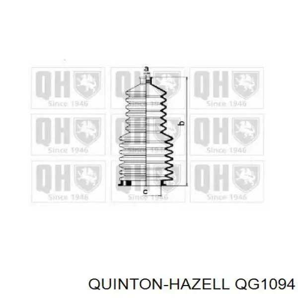 QG1094 QUINTON HAZELL пыльник рулевой рейки