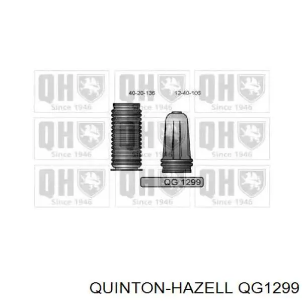 QG1299 QUINTON HAZELL пыльник рулевого механизма (рейки левый)