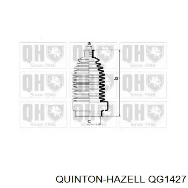 QG1427 QUINTON HAZELL пыльник рулевой рейки