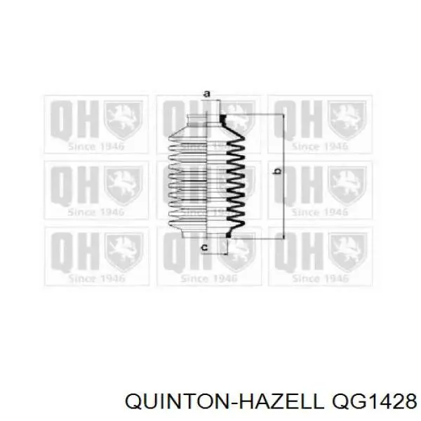 QG1428 QUINTON HAZELL пыльник рулевой рейки