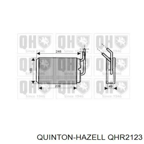 Radiador de forno (de aquecedor) Renault 11 5 dr