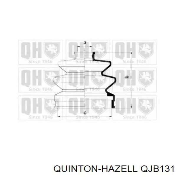 Пыльник ШРУСа наружный QJB131 QUINTON HAZELL