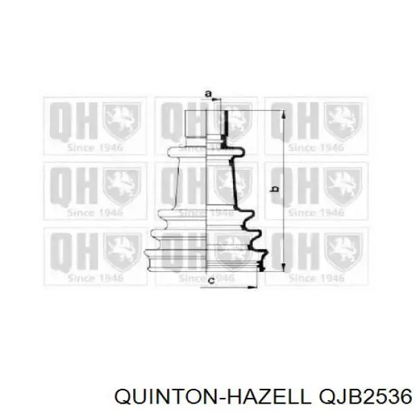 Пыльник шруса наружный QUINTON HAZELL QJB2536