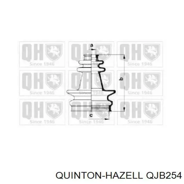 Пыльник ШРУСа внутренний QJB254 QUINTON HAZELL