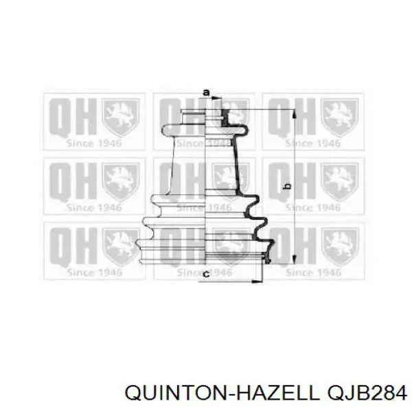 Пыльник ШРУСа наружный QJB284 QUINTON HAZELL