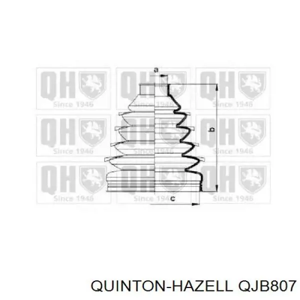 Пыльник ШРУСа внутренний QJB807 QUINTON HAZELL