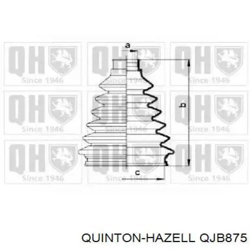 Пыльник ШРУСа наружный QJB875 QUINTON HAZELL