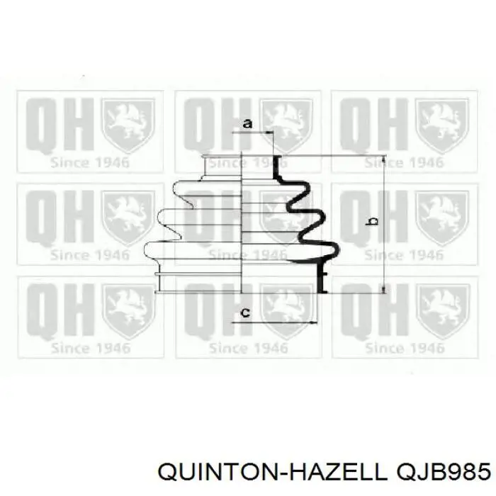 Чехол шруса QUINTON HAZELL QJB985 цена, от 6.75 USD