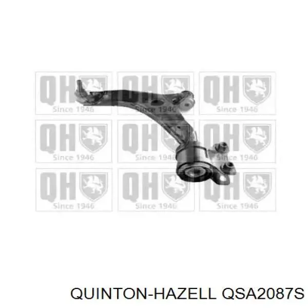 Рычаг передней подвески нижний левый QSA2087S QUINTON HAZELL