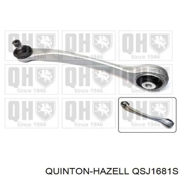 QSJ1681S QUINTON HAZELL Рычаг передней подвески верхний правый