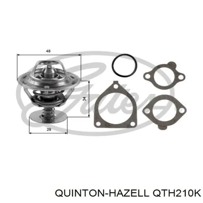 Термостат QTH210K QUINTON HAZELL