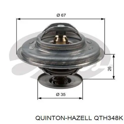 Термостат в корпусе QUINTON HAZELL QTH348K цена, от 10.13 USD