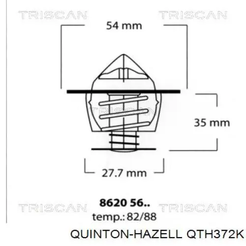 QTH372K QUINTON HAZELL термостат