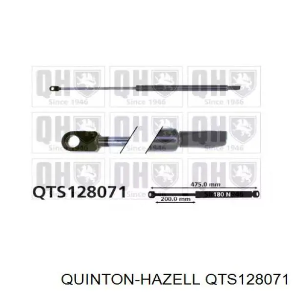 Амортизатор багажника QTS128071 QUINTON HAZELL