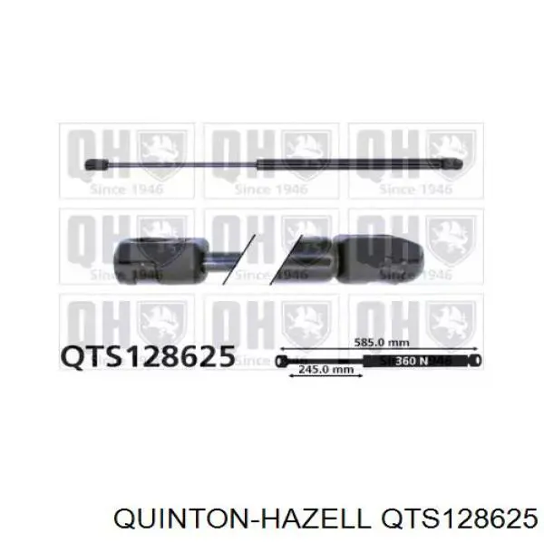 Амортизатор капота AG51516 Optimal