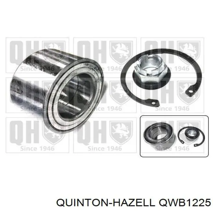 Подшипник ступицы QWB1225 QUINTON HAZELL