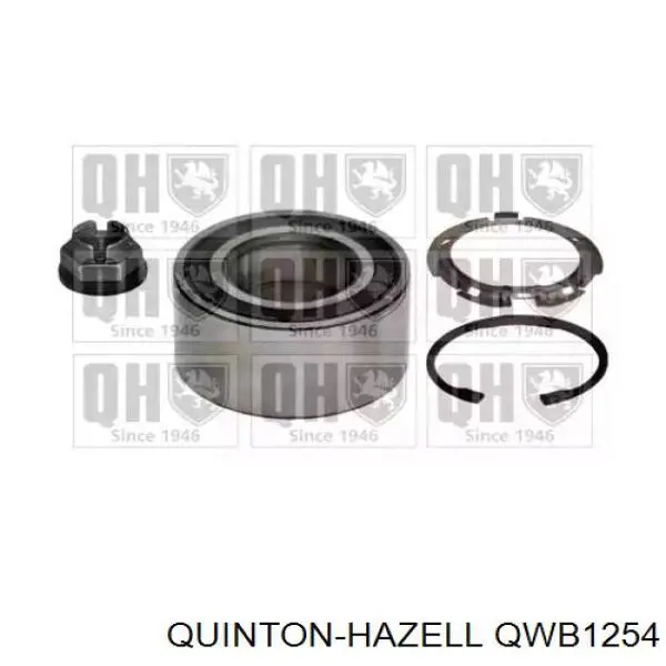 Ступичный подшипник передний QUINTON HAZELL QWB1254